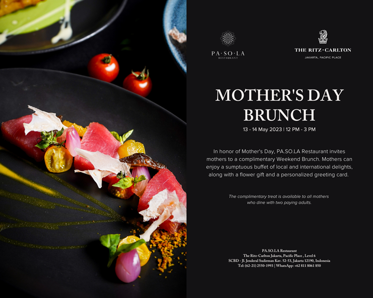 PASOLA Jakarta Mother's Day Brunch