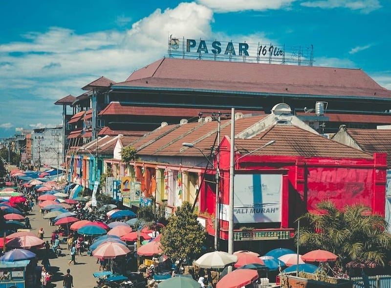 Pasar 16 Ilir market