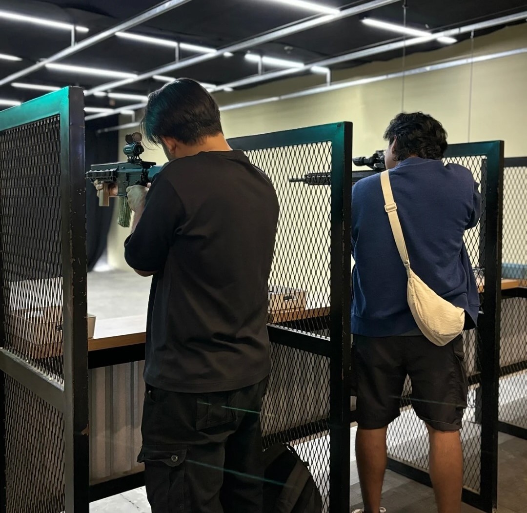 Play at an Indoor Shooting Range