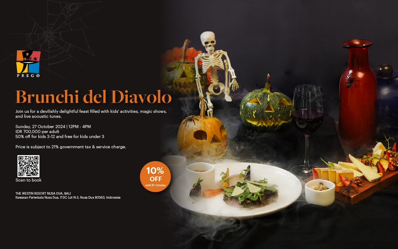 Prego Westin Nusa Dua Where to Celebrate Halloween Bali