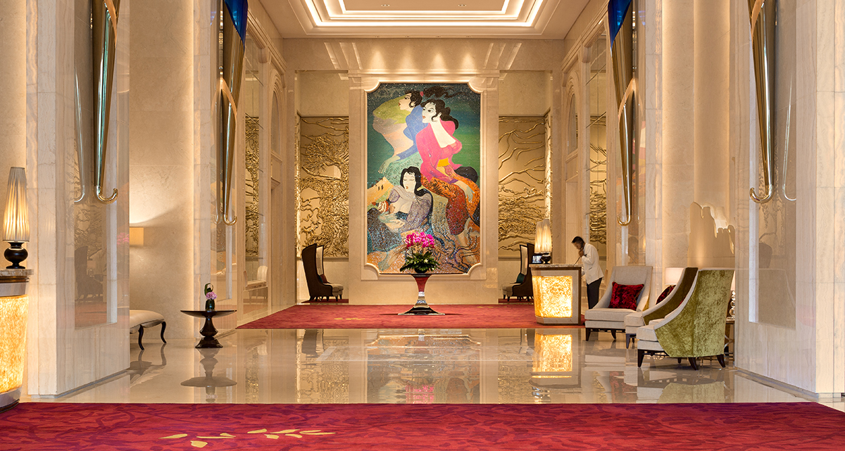 raffles lobby