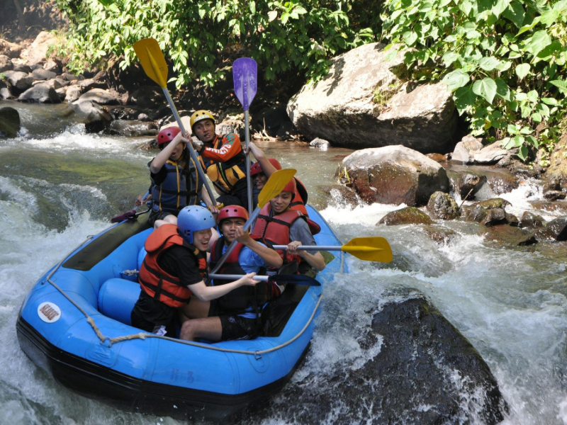 Rafting at batu 