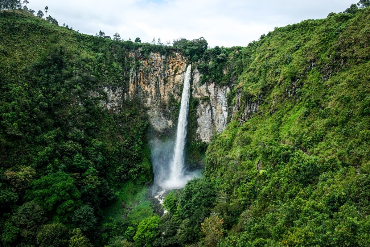  Sipiso Piso Waterfall, North Sumatera