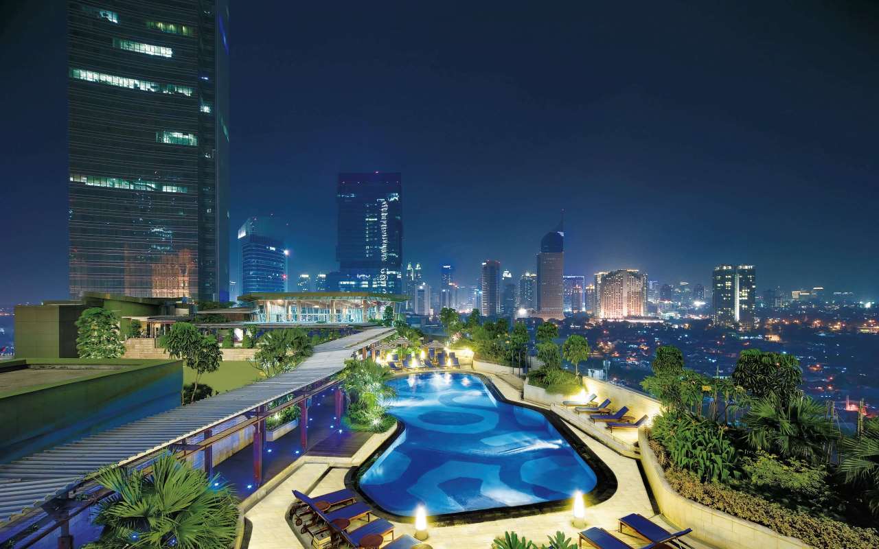 Sky Pool Bar Hotel Indonesia Kempinski Jakarta