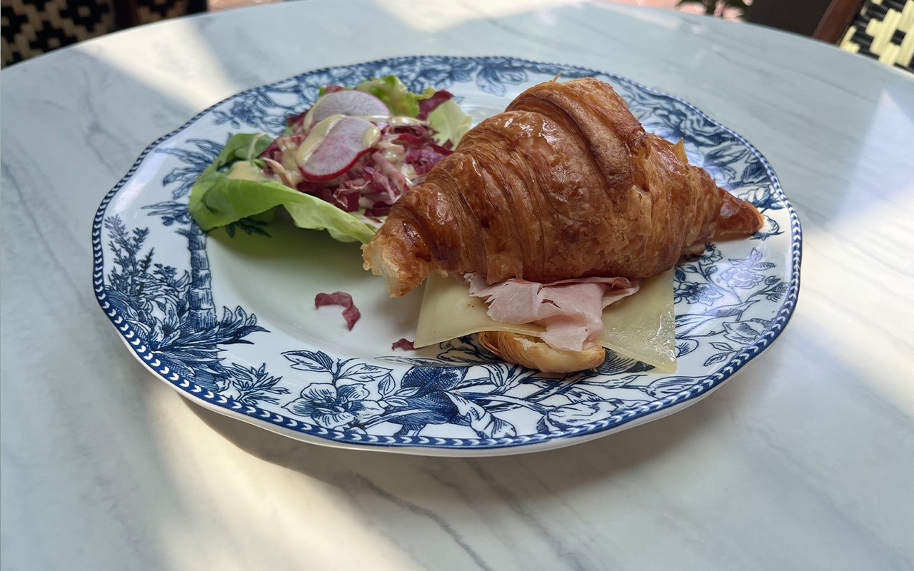 The Parisian Pork Ham Croissant Sandwich