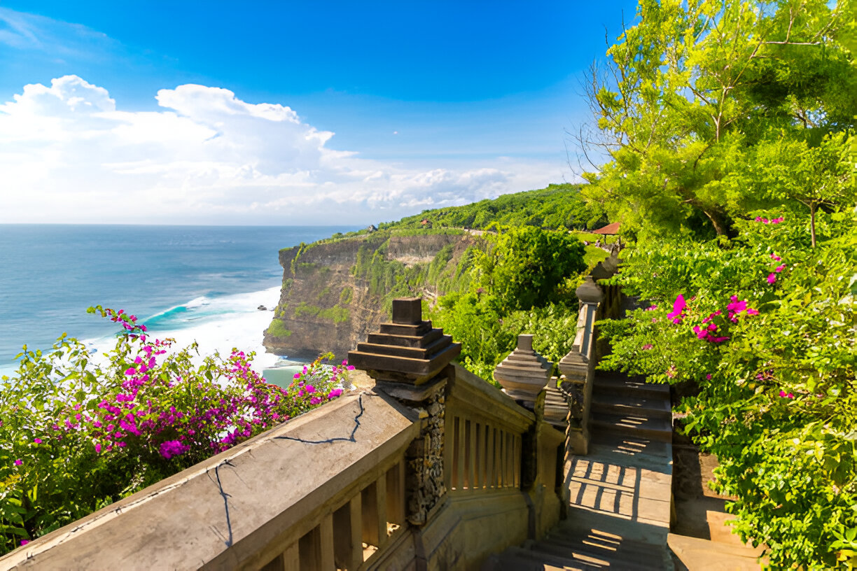 The Steps With View of Gorgeous Pecatu