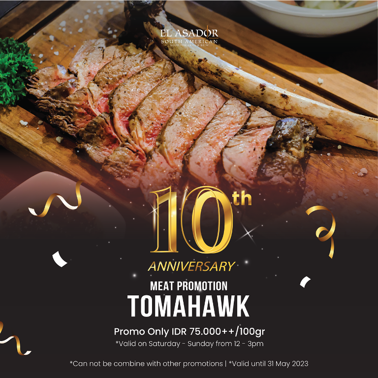Tomahawk Promo - 10th Anniv El Asador