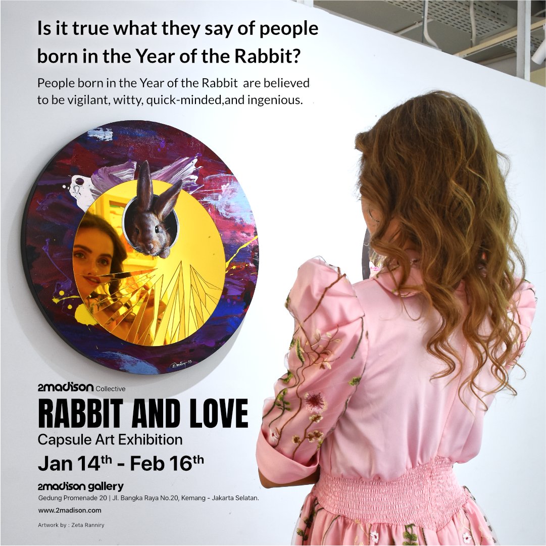 “RABBIT & LOVE” A Capsule Art Exhibition at 2madison Gallery | What's ...