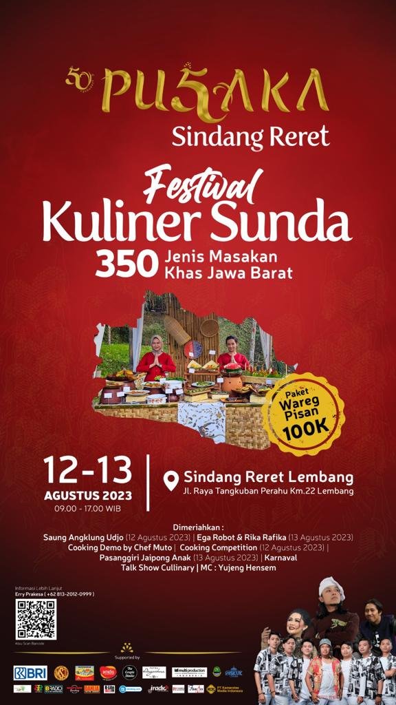 "PUSAKA Sindang Reret" Sundanese Culinary Festival