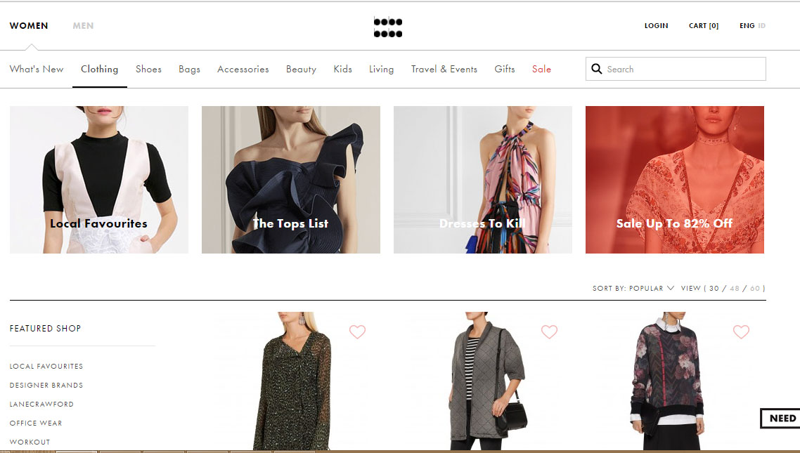 14 Best Fashion Online Shops in Indonesia | What's New Indonesia
