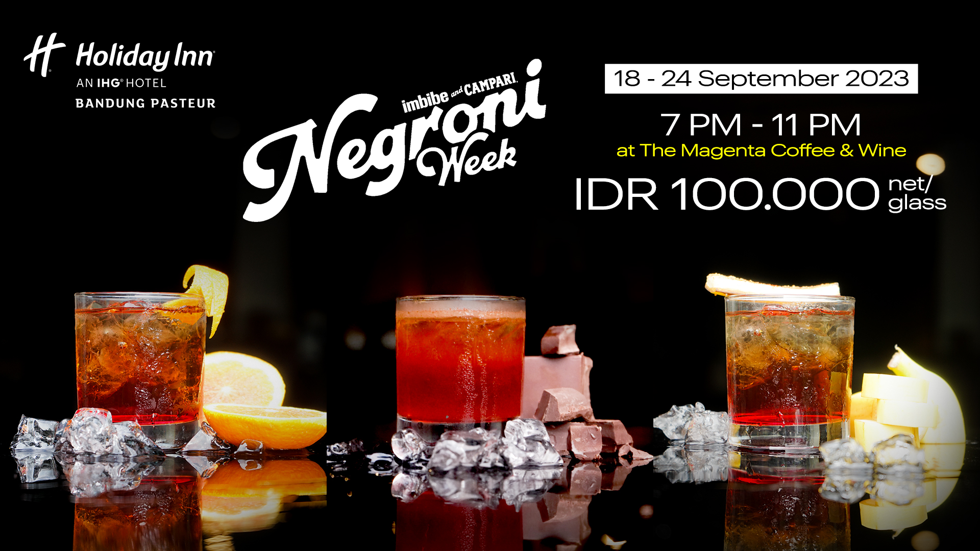Negroni Week in Holiday Inn Bandung