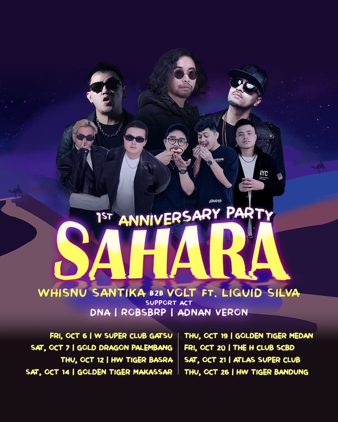 1st anniversary party sahara