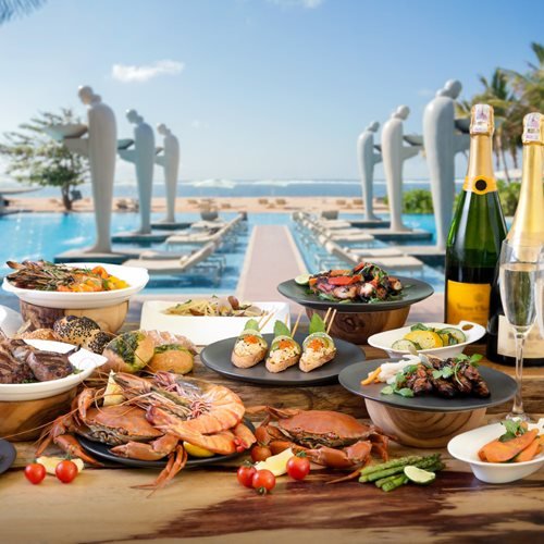 The Best Sunday Brunch at Soleil, The Mulia Bali