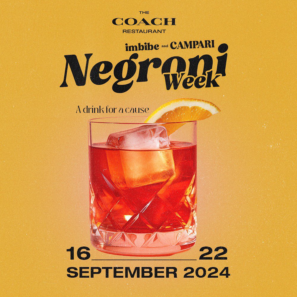 the coach restaurant negroni week