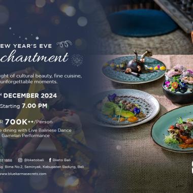 Enchanting New Year's Eve with BKeto Restaurant in Blue Karma Dijiwa Seminyak