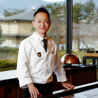 Chef Koji Sasaki from Park Hyatt Kyoto at Sumire