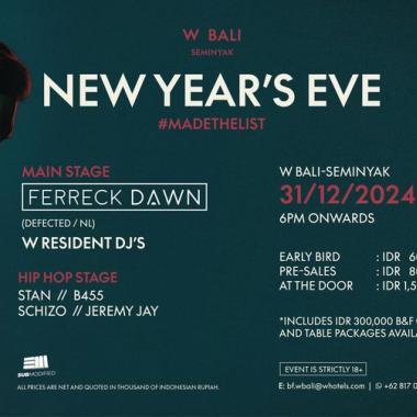 Ferreck Dawn at W Seminyak