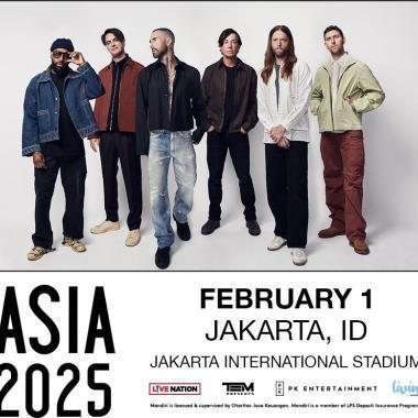 Maroon 5 ASIA Tour 2025 in Jakarta