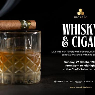 Whisky & Cigar Night at Mozaic Ubud