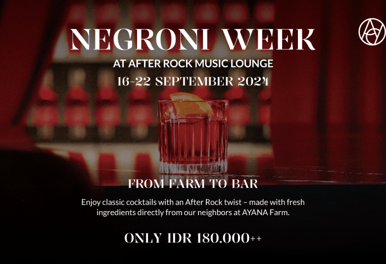 Negroni Week, From Farm to Rock Bar Bali 