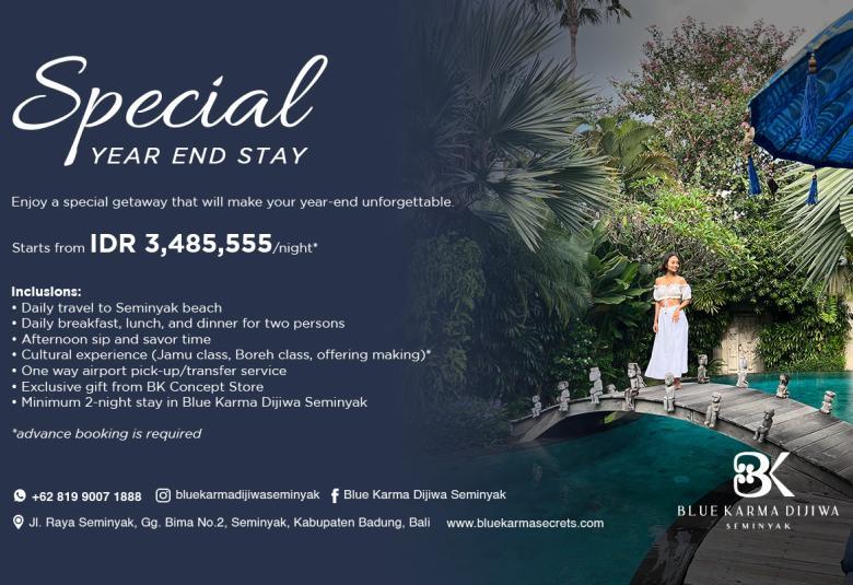 Unlock Unforgettable Year-End Moments with Blue Karma Dijiwa Seminyak