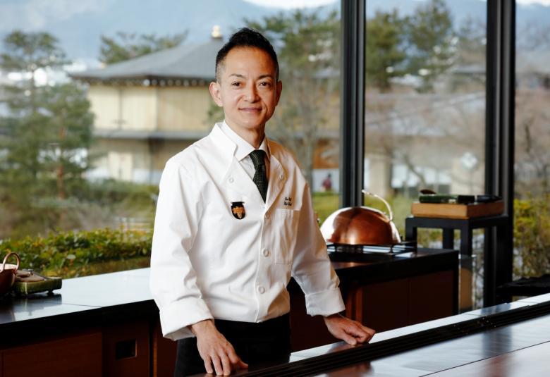 Chef Koji Sasaki from Park Hyatt Kyoto at Sumire