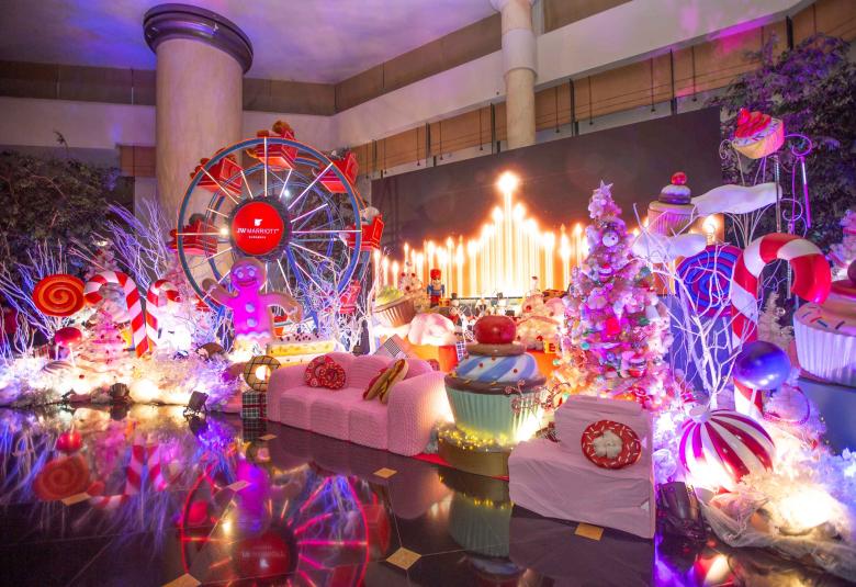 JW Marriott Hotel Surabaya Launches Festive Season Themed Candy Wonderland through Christmas Tree Lighting Celebration