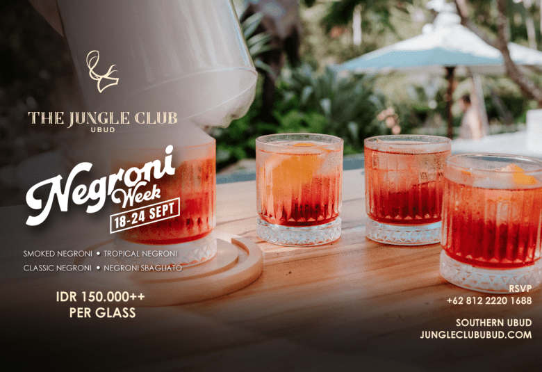 Negroni Lovers, It's Time to Sneak to the Jungle for Negroni Week!