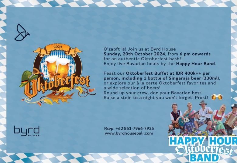 Oktoberfest Hits The Shores of Bali at Byrd House