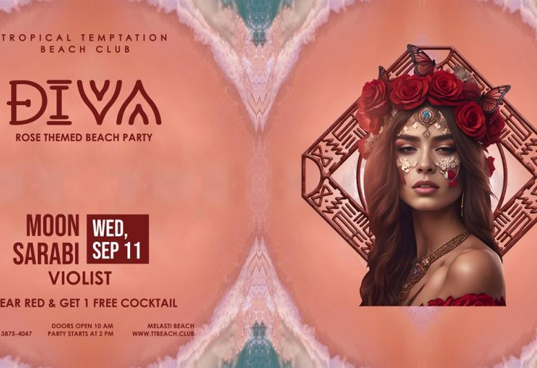 Dive into the Diva: Rose-Themed Beach Party at Tropical Temptation Beach Club