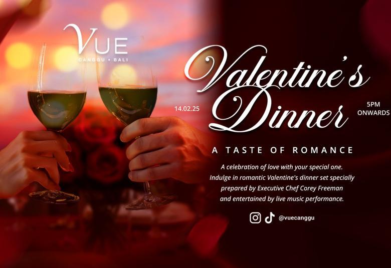 A Romantic Valentine’s Dinner at VUE Canggu