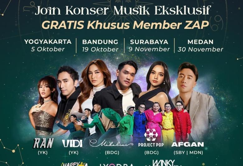 ZAP Exclusive Members-Only Concert