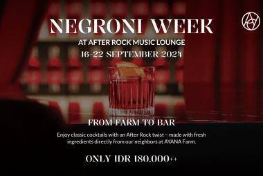 Negroni Week, From Farm to Rock Bar Bali 