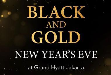 Black and Gold New Year's Eve at Grand Hyatt Jakarta