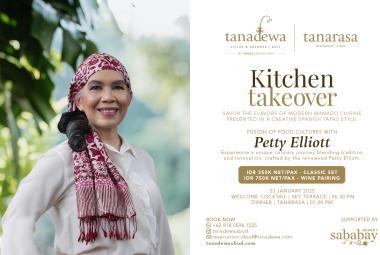 Petty Elliott, Exclusive Kitchen Takeover at tanadewa Resort Ubud Bali by Cross Collection