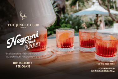 Negroni Lovers, It's Time to Sneak to the Jungle for Negroni Week!