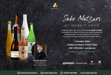 Sake Matsuri at Mozaic Restaurant Ubud