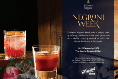 Celebrate Negroni Week at The Apurva Kempinski Bali