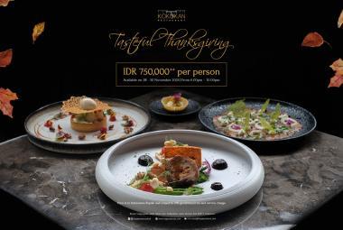 Tasteful Thanksgiving at Kokokan Restaurant, Kappa Senses Ubud